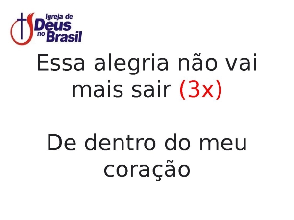 A ALEGRIA DO SENHOR - página 7