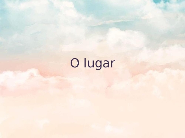 O lugar - página 1