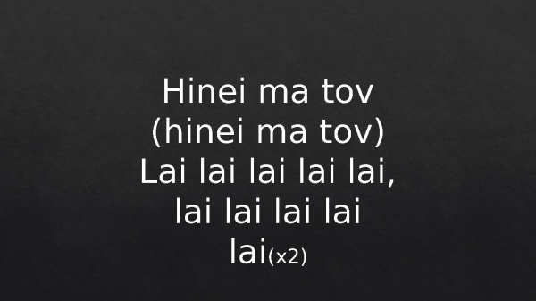 Hinei Ma Tov.pptx - página 2