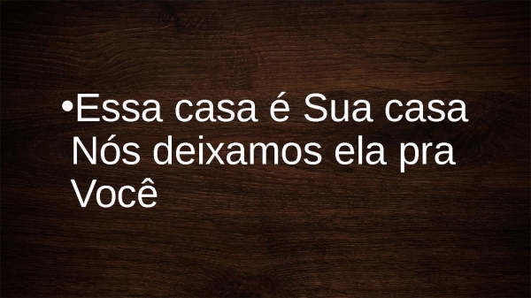 A Casa É Sua.pptx - página 29