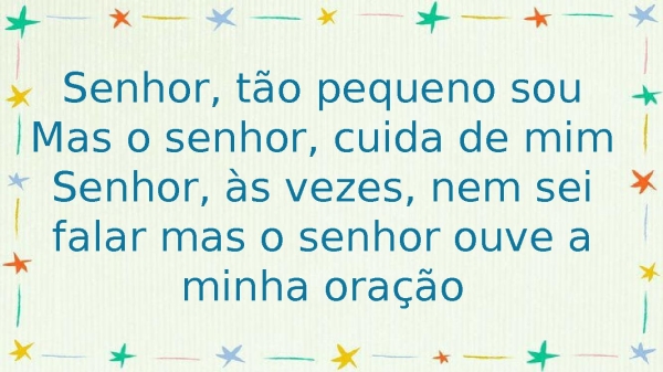 Senhor tão pequeno sou - página 6