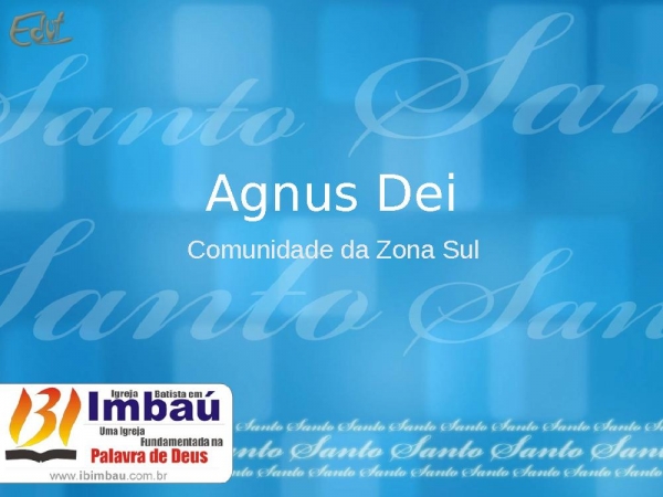 Agnus Dei - página 1