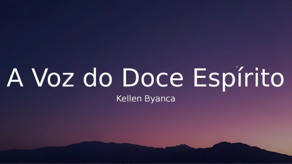 A Voz do Doce Espírito - página 1