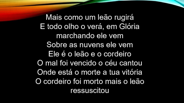 O Leão e o cordeiro.pptx - página 16