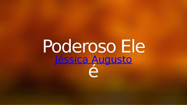 Poderoso Ele é - página 1