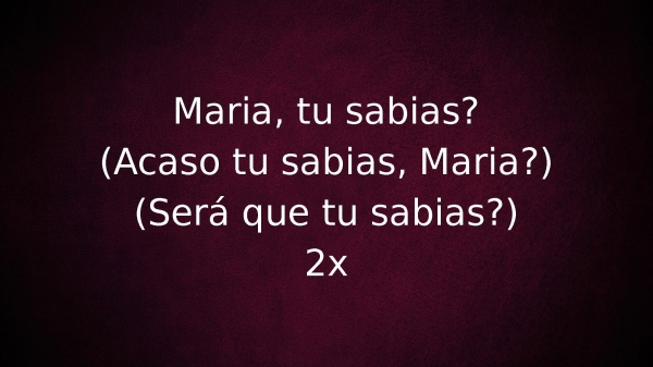 Maria, Tu Sabias - página 8