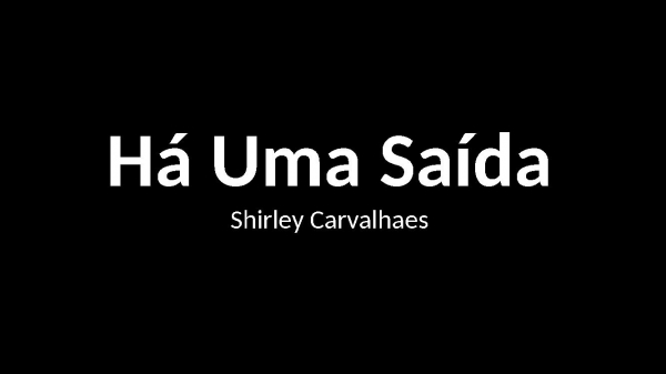Há Uma Saída - página 1