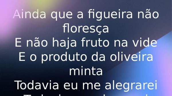 Todavia Me Alegrarei - página 17