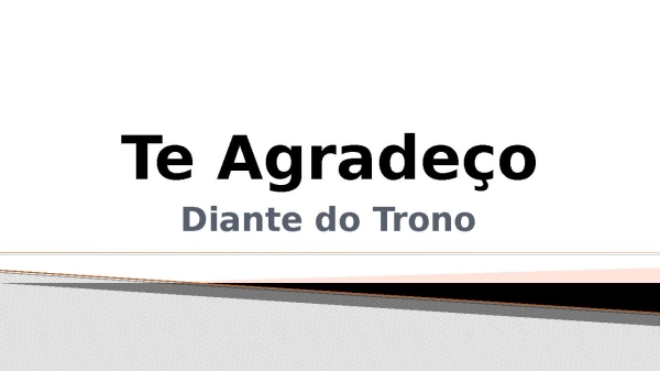 Te Agradeço - página 1