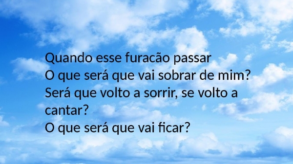 O CÉU ESTÁ ME SUSTENTANDO - página 2
