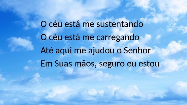 O CÉU ESTÁ ME SUSTENTANDO - página 4