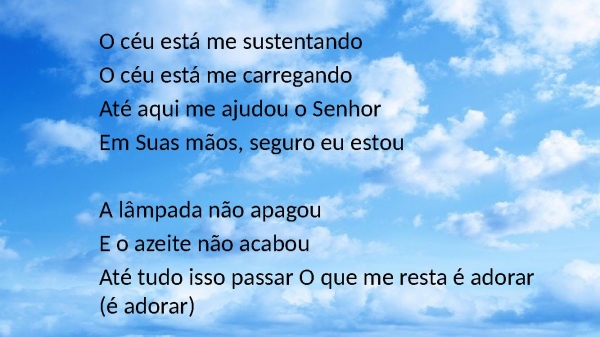 O CÉU ESTÁ ME SUSTENTANDO - página 8