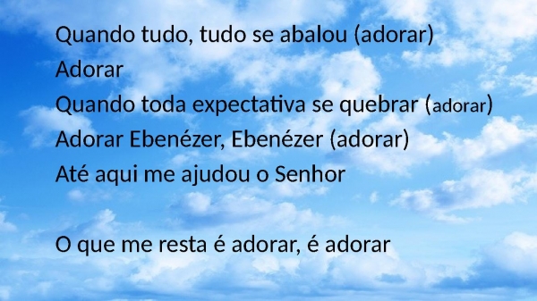 O CÉU ESTÁ ME SUSTENTANDO - página 9