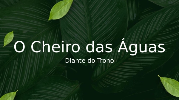 O Cheiro das Águas - página 1