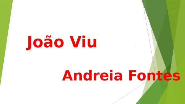 João viu .pptx - página 1