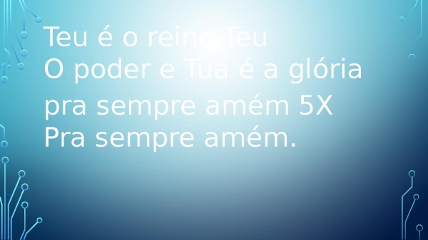 Pai Nosso - Pedras Vivas - Letra branca - página 7