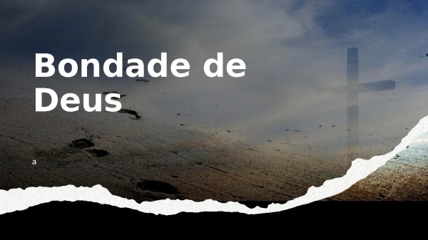Bondade de Deus - - página 1