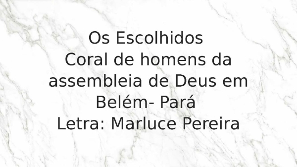 Os escolhidos - página 1