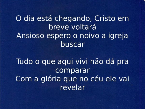 O Dia Está Chegando (O Noivo  Vem) - página 2