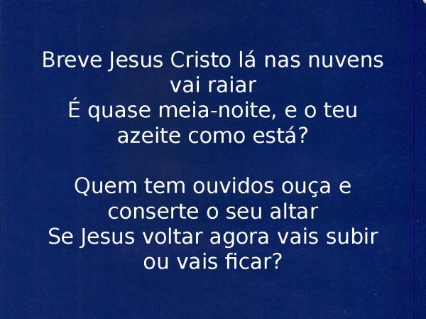 O Dia Está Chegando (O Noivo  Vem) - página 5